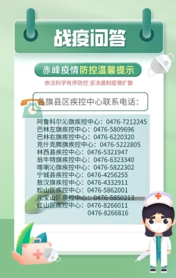 赤峰各地疾控电话查询是多少号-第1张图片